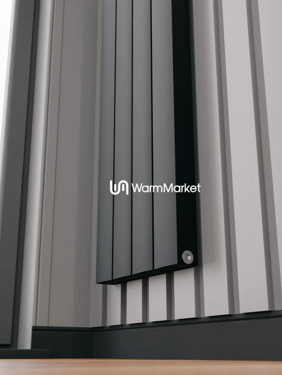 Axxinot Barkas V 1500 - вертикальный алюминиевый радиатор высотой 1530 мм