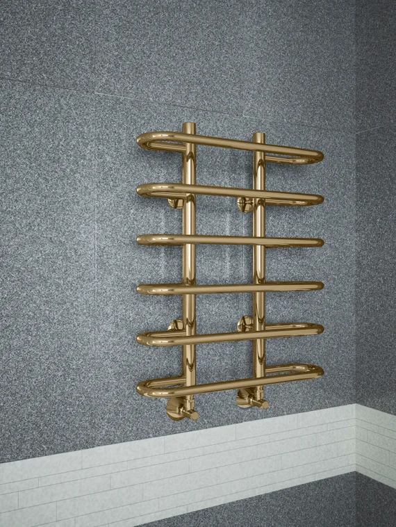 Sahara Bronze - бронзовый полотенцесушитель с закругленными перекладинами. Бронза.