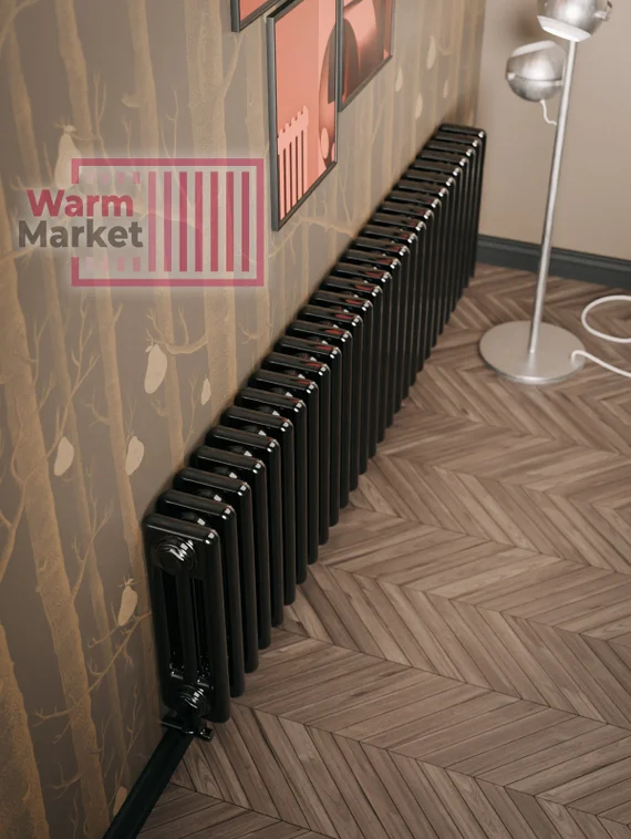 Трубчатый радиатор Solira 3040 N12 боковое подключение, белый (RAL 9016)