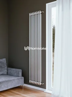 Axxinot Sentir Chrome 2180 - вертикальный трубчатый радиатор высотой 1800 мм, боковое подключение N12