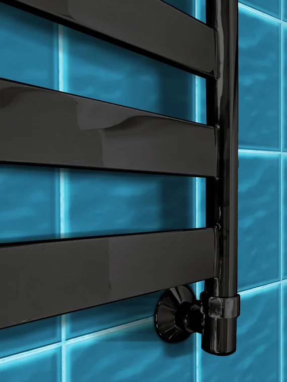 Napoli - водяной дизайн полотенцесушитель с широким профилем прямоугольного сечения