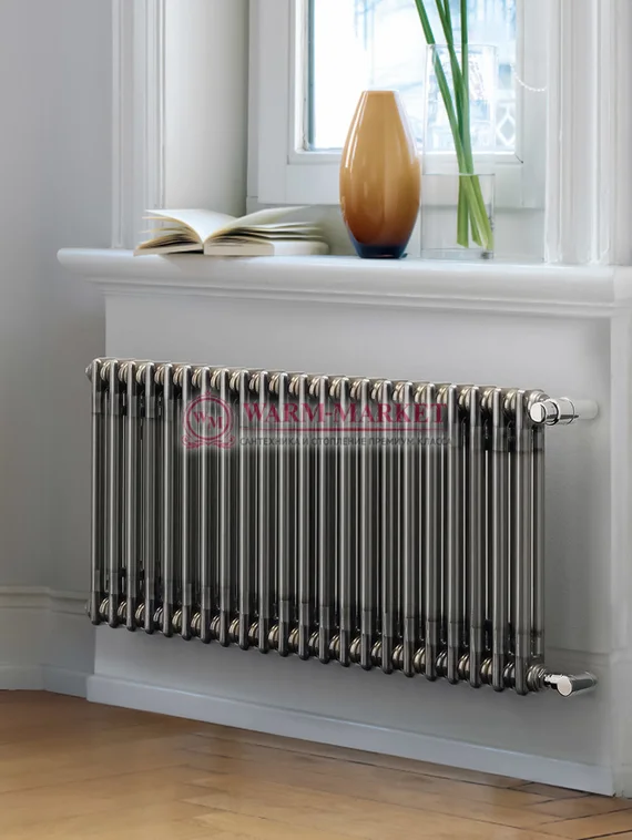 Трубчатый радиатор Zehnder Charleston Technoline 6075 в цвете прозрачный лак