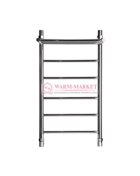 Galant 4 (прямой) - водяной полотенцесушитель с полкой из нержавеющей стали