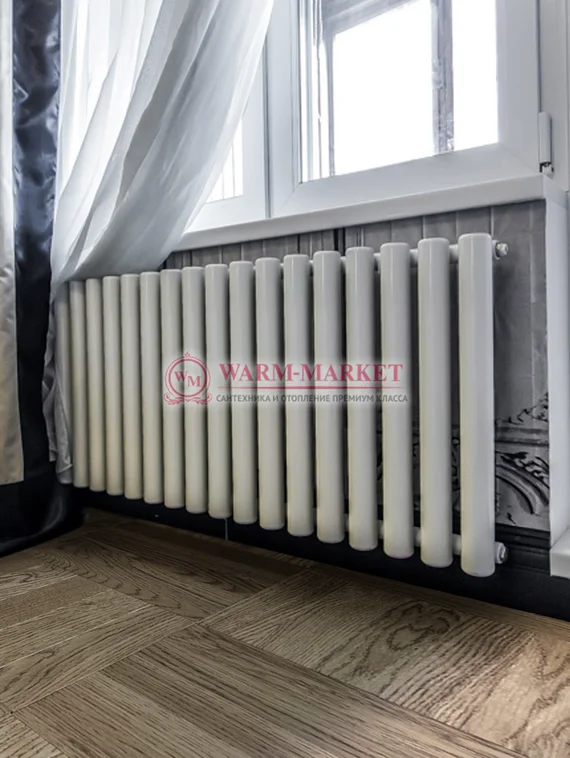 Трубчатый радиатор KZTO Garmonia V1 высотой 345 мм