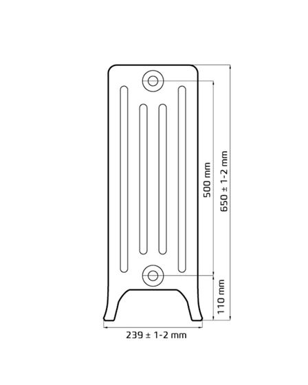 Derby CH 500/220 - чугунный дизайн радиатор
