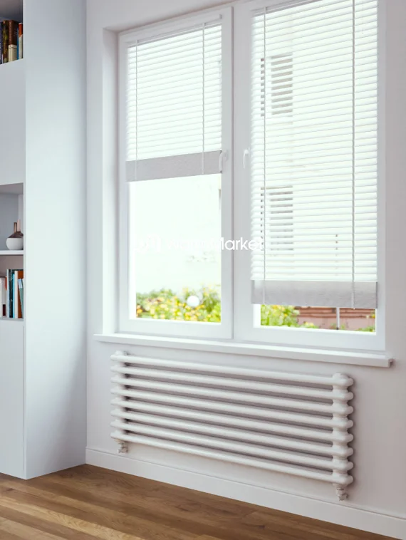 Bareng Softy Z 2140 - двухтрубный трубчатый радиатор шириной 1400 мм, нижнее разнесенное подключение