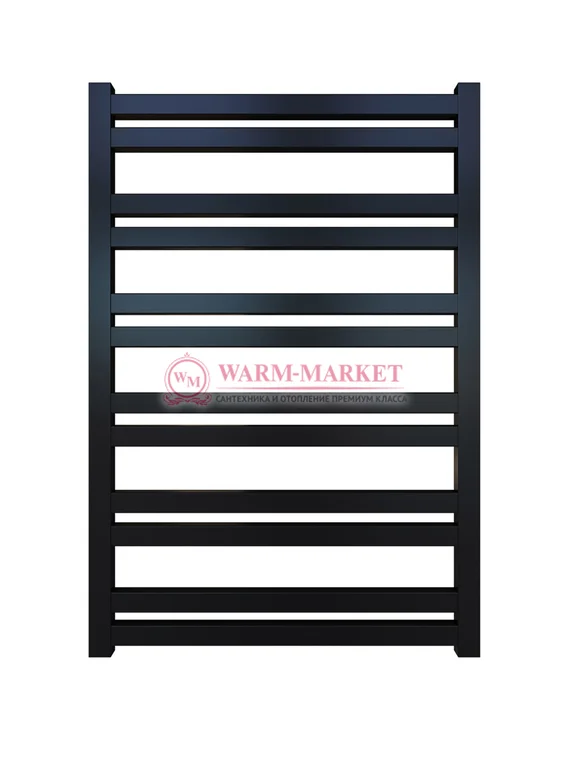 Mandarino Quadrata 500х800 - цветной полотенцесушитель из анодированного алюминия, модель 12/13