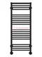 Аврора П20-2 - водяной полотенцесушитель с полкой, нижнее подключение, черный