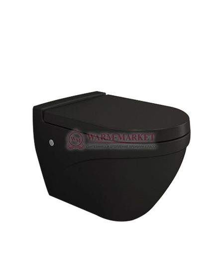 Унитаз подвесной Bocchi Taormina черный матовый