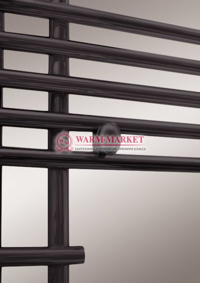 Крючок округлый для полотенцесушителей и радиаторов черного цвета.