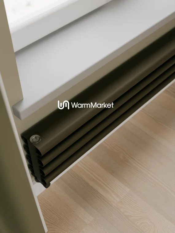 Axxinot Bramer Z 900 - горизонтальный алюминиевый радиатор шириной 930 мм