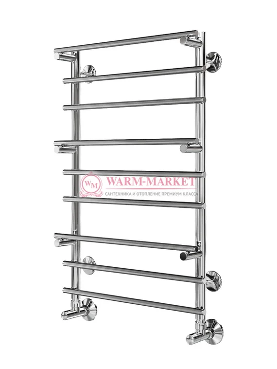 Вента П9 - водяной полотенцесушитель, нижнее подключение, белый