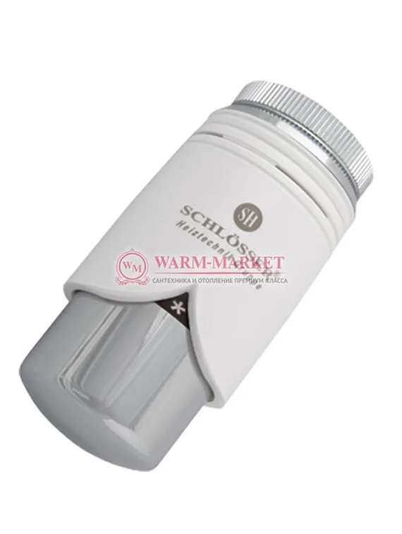 Термостатическая головка Brillant M28x1,5 C Белый-Хром