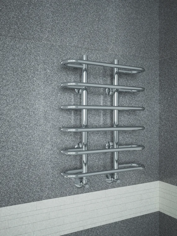 Sahara  - водяной полотенцесушитель с закругленными перекладинами.