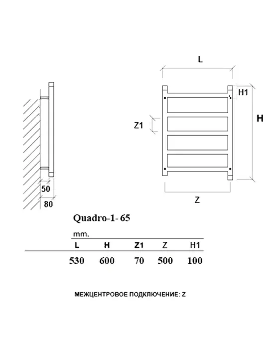 Quadro-Q1 - водяной дизайн-полотенцесушитель из нержавеющей стали | Фото 10