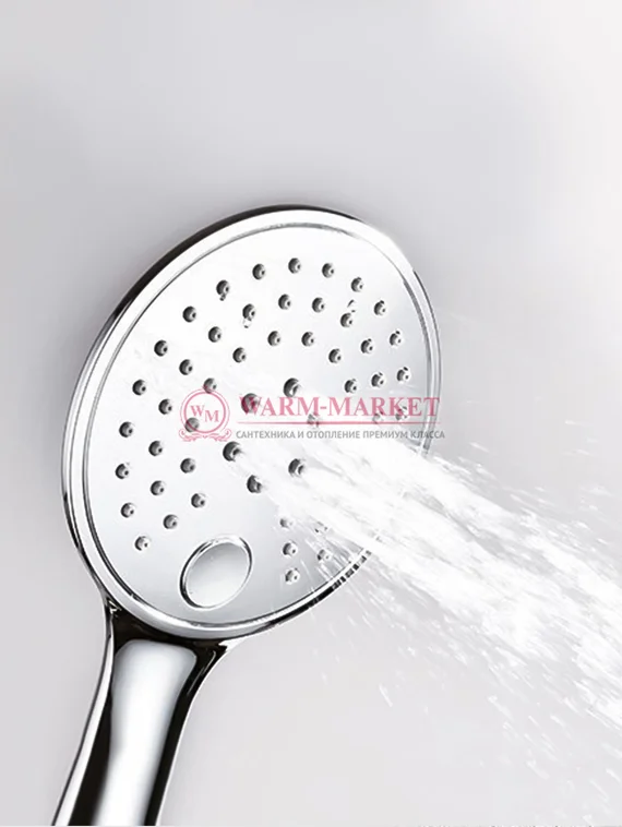 Встраиваемый комплект для душа с верхней душевой насадкой и лейкой черный A16830-Bl