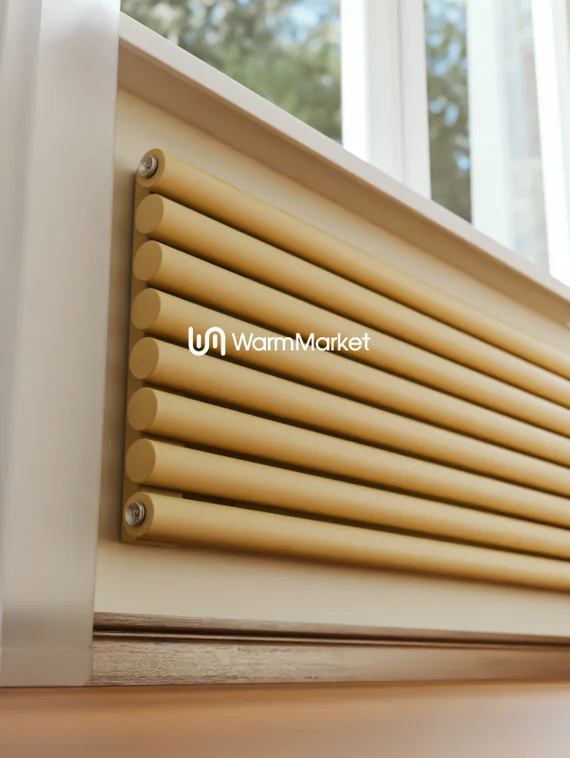 Bareng Monte Z 600 - горизонтальный трубчатый радиатор шириной 600 мм, боковое подключение