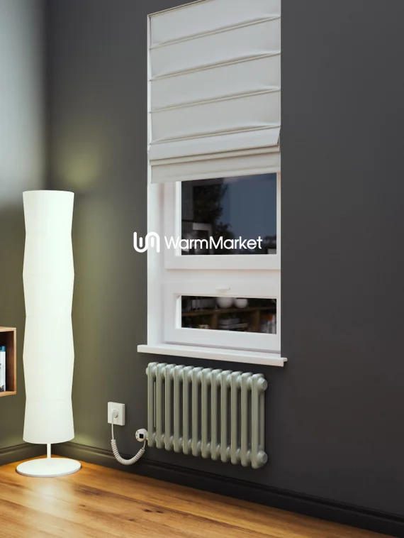 Bareng Softy Electric 2037 - электрический двухтрубный трубчатый радиатор высотой 370мм