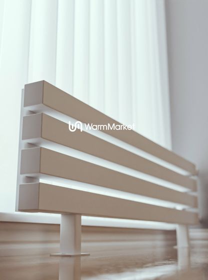 Bareng Livian ZN 1750 - напольный трубчатый радиатор шириной 1750 мм, боковое подключение