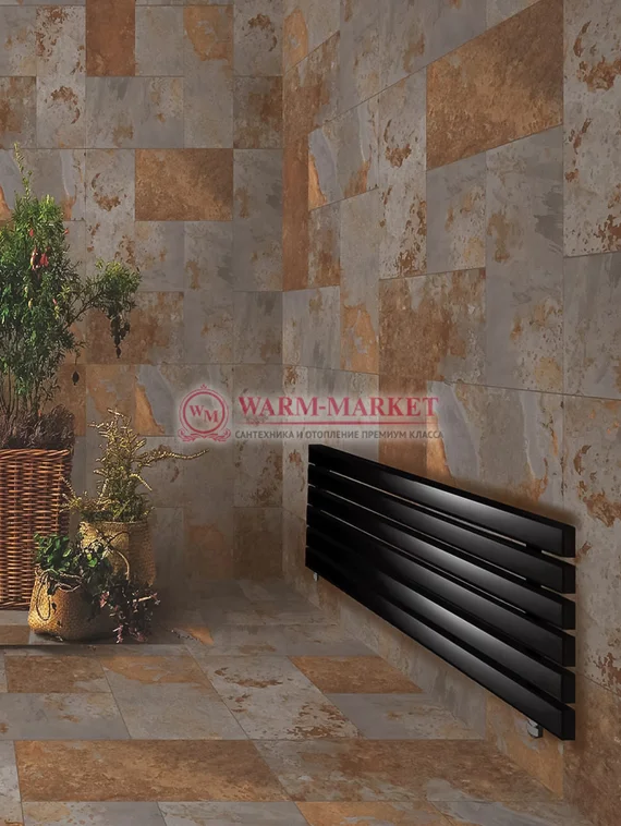 Steel G 50х30 500 - горизонтальный трубчатый дизайн-радиатор, 4 секции