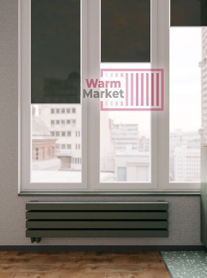 Axxinot Verde 60х60 Z - горизонтальный радиатор шириной 3000 мм, 4 секции