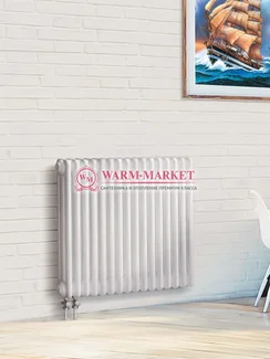 Трубчатый радиатор Dia Norm 3057-16 секций, трехтрубный с нижним правым/левым подключением.