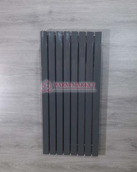 Steel V 50х30 1250 - вертикальный трубчатый дизайн-радиатор, 9 секций