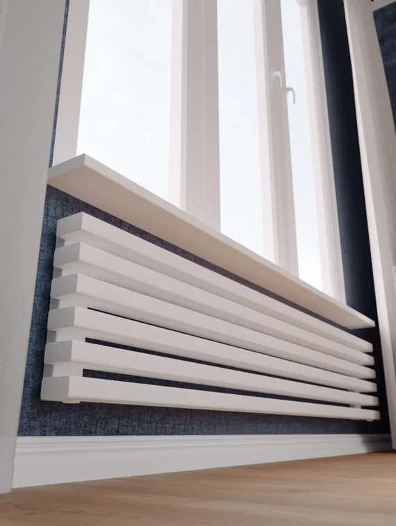 Bronto Plex Z - горизонтальный трубчатый радиатор шириной 1500 мм, боковое подключение