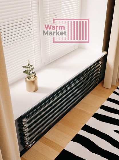 Axxinot Sentir Z 2150 - стальной двухтрубный радиатор шириной 1500 мм, нижнее разнесенное подключение