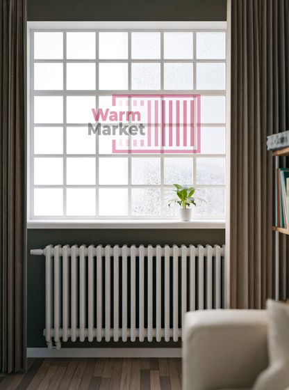 Axxinot Sentir 3050 - стальной трубчатый радиатор, нижнее подключение с термостатикой N69 твв