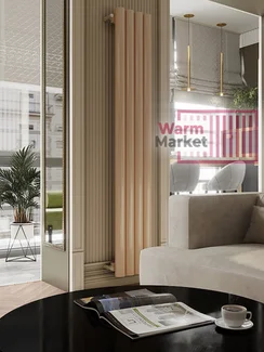 Cerhio V - вертикальный трубчатый радиатор высотой 1250 мм, 8 секций