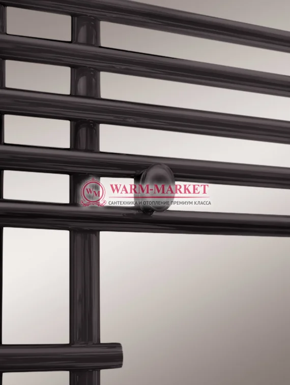 Крючок округлый для полотенцесушителей и радиаторов черного цвета.