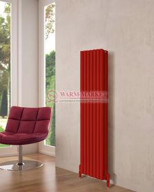 Вертикальный трубчатый радиатор KZTO Garmonia А25 V2 высотой 1534 мм напольного исполнения