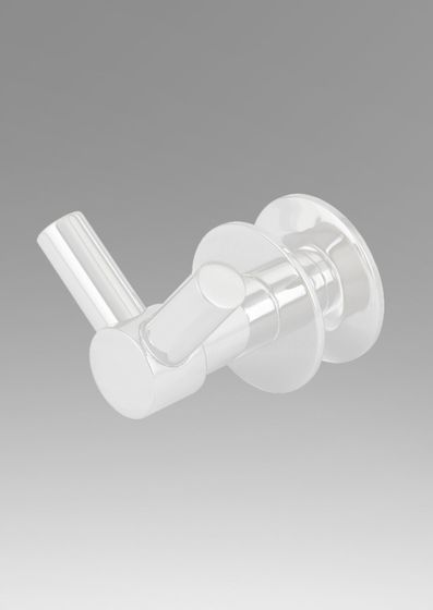 Крючок для полотенцесушителя V-образный белый