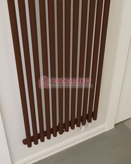 Garmonia A25 V1 - вертикальный трубчатый радиатор высотой 1784 мм коричневого цвета