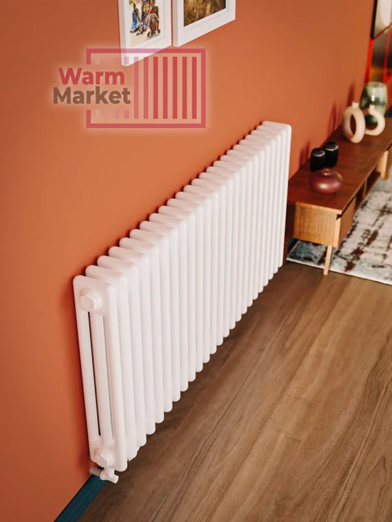 Трубчатый радиатор Solira 3070 N69 нижнее подключение, серый (RAL 7037)