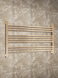 Bogema L Bronze - бронзовый полотенцесушитель горизонтальной формы