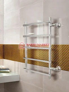 Quinta - полотенцесушитель с перекладинами внахлест, боковое подключение