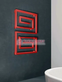 Garmonia l Ral- дизайнерский цветной полотенцесушитель из квадратного профиля