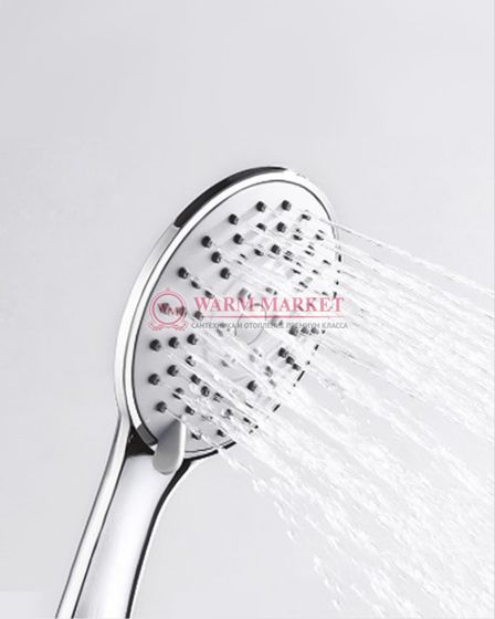 Встраиваемый комплект для душа с верхней душевой насадкой и лейкой черный A14229-Bl