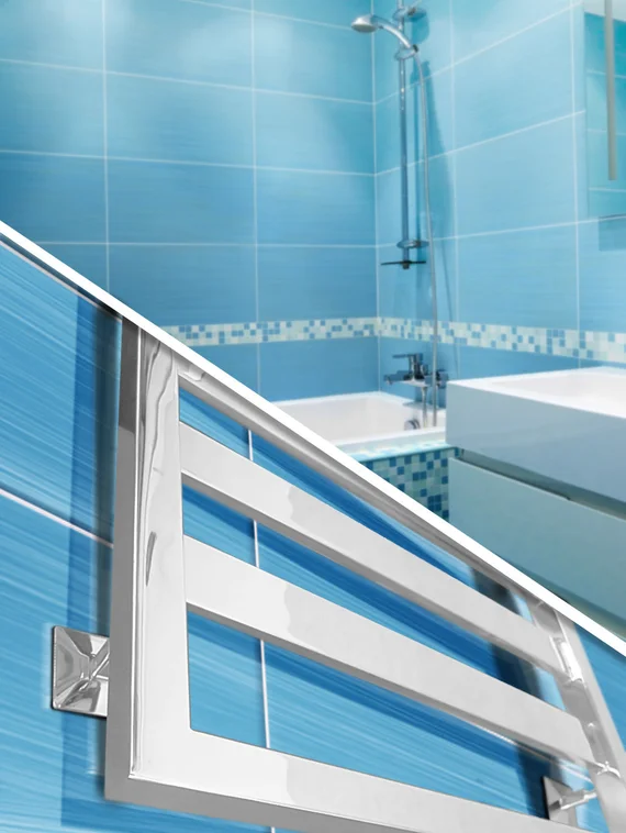 Tempra - электрический дизайн полотенцесушитель с широким профилем прямоугольного сечения