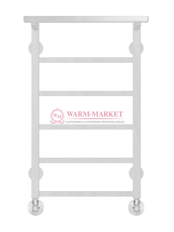 Контур П6-2 - водяной полотенцесушитель с полкой, нижнее подключение