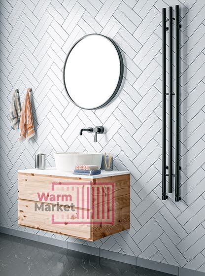 Axxinot Ture 3 - узкий водяной дизайн полотенцесушитель из нержавеющей стали