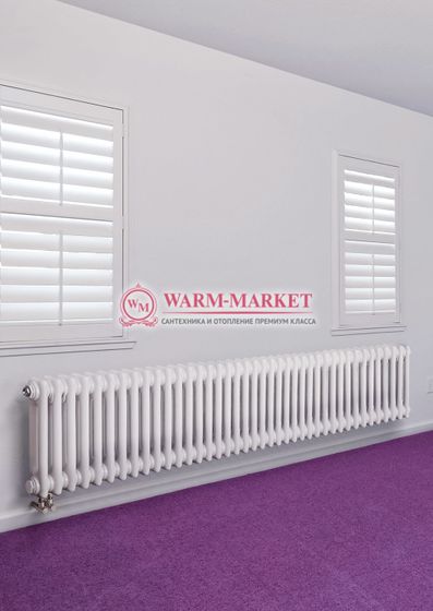 Трубчатый радиатор Dia Norm 2057 двухтрубный, нижнее правое/левое подключение