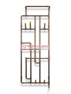 Terma Pajak E - электрический  дизайн радиатор высотой 923 мм, цвет медь