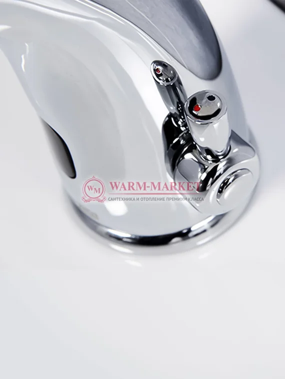 Сенсорный смеситель для умывальника черный Rossel 2813-Bl