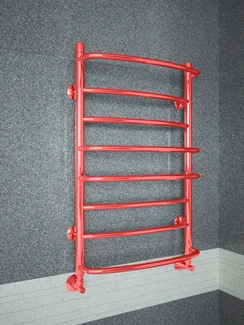 Euromix Classic Ral - цветной полотенцесушитель c чередующимися прямыми и выпуклыми перекладинами