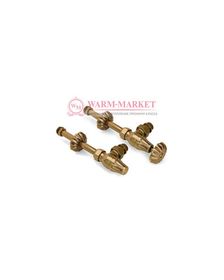 Набор для подключения радиатора Old Style угловой, бронза