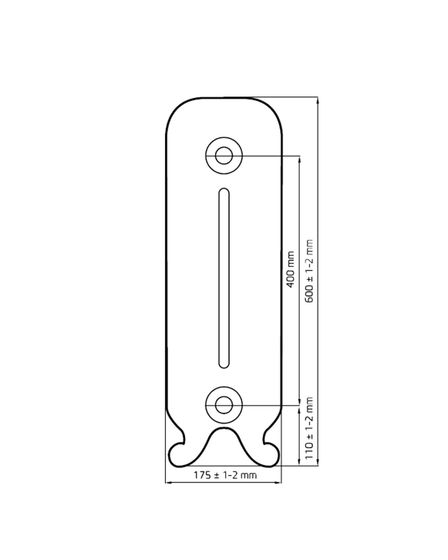 York 400 - чугунный дизайн радиатор