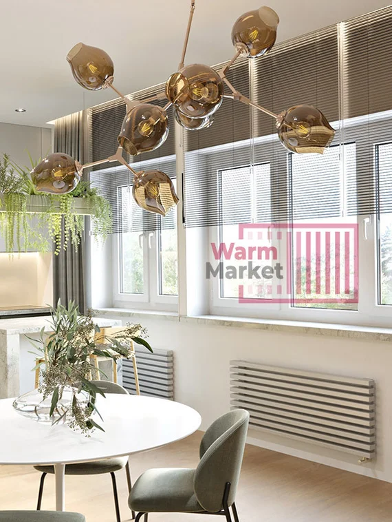 Costola 60х30 Z - горизонтальный трубчатый радиатор шириной 1250 мм, 14 секций